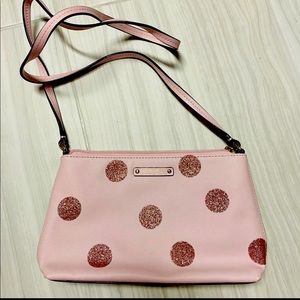 Kate Spade pink polka dot purse